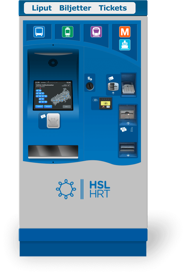 HSL ticket machine