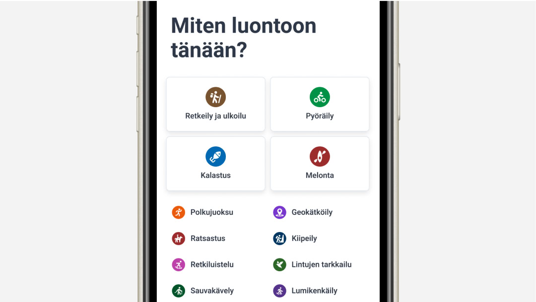 Luontoon app