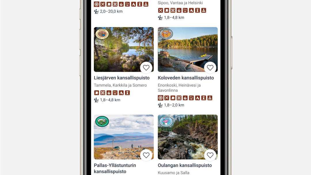 Luontoon app