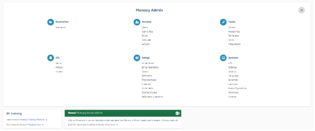 Planacy overview