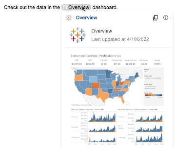 Tableau overview