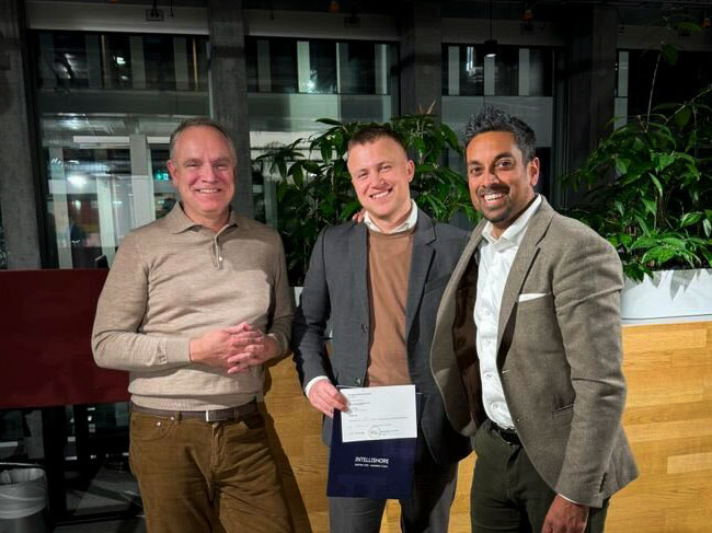 Peter Barkman, Mikkel Moller Andersen and Amit Luthra.