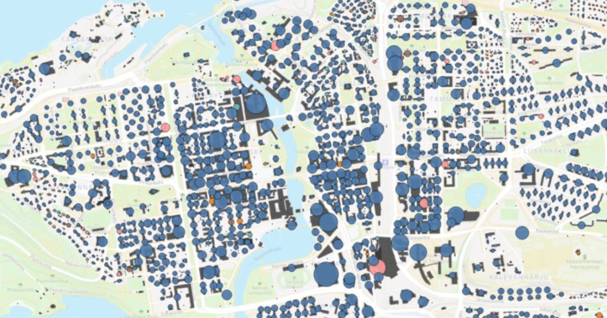 Tableau data map