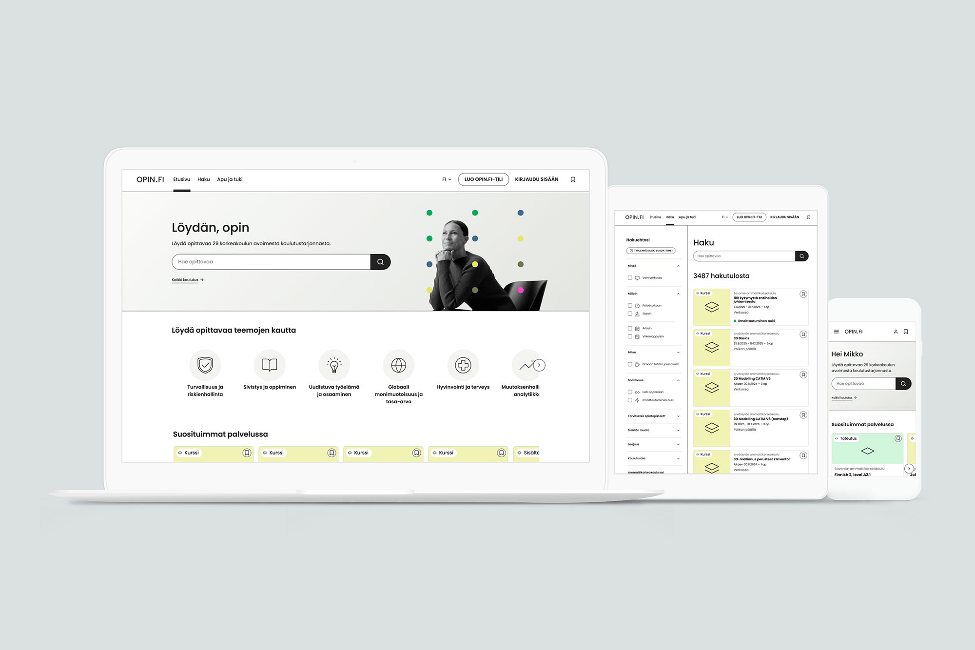 Case CSC Opin.fi service