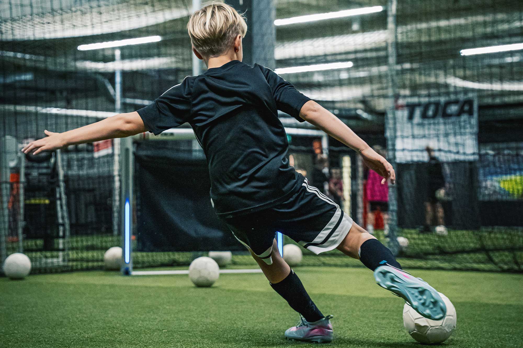 Skills academy football player